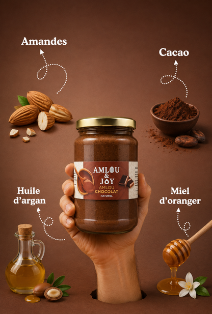 Pâte à tartiner marocaine Amlou Chocolat