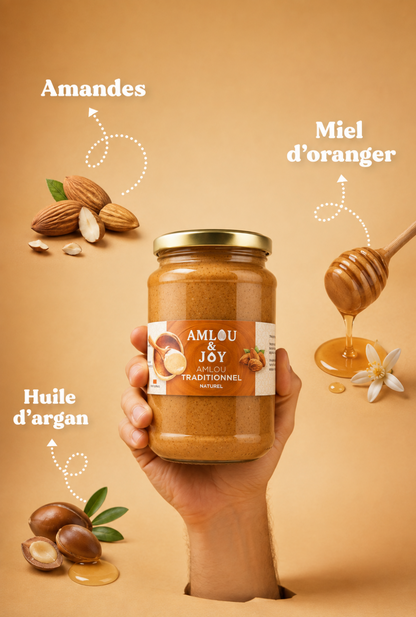 Amlou Tradizionale alle Mandorle - Amlou and Joy