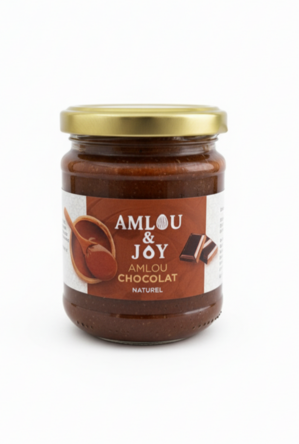 Amlou Chocolat aux amandes préparé au Maroc – Amlou & Joy